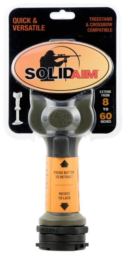 Cuddeback 164 Solid Aim Shooting Stick with Brown Finish, Rubber
