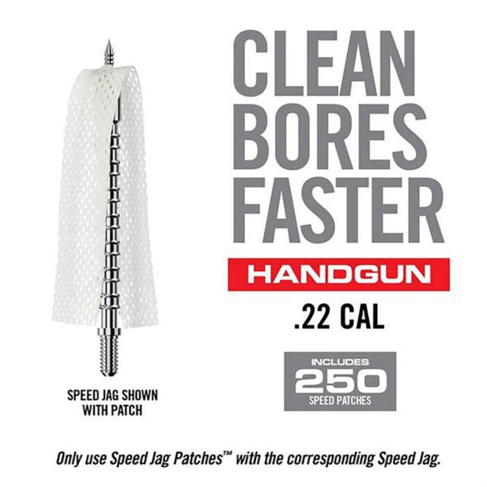 Real Avid AVBMPATCH4S Bore-Max Speed Jag Patches Refill 22 Cal Ha
