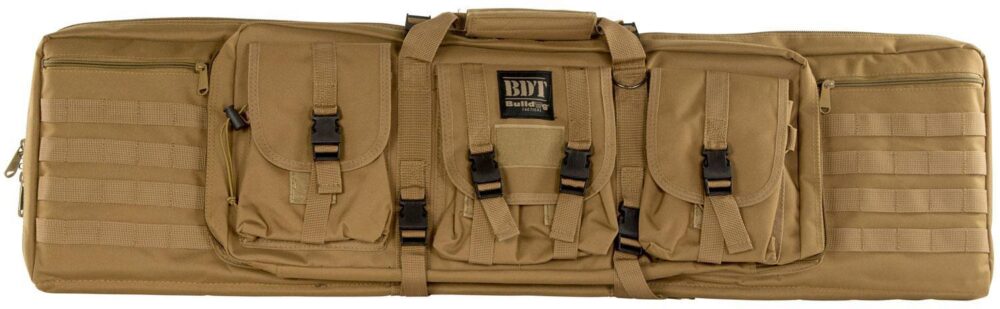 Bulldog BDT4043T BDT Tactical Single Tan Nylon, 3 Accessory Pocke