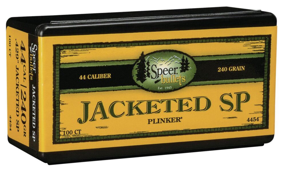 Speer 4454 Handgun  44 Cal .429 240 gr Jacketed Soft Point 100 Pe