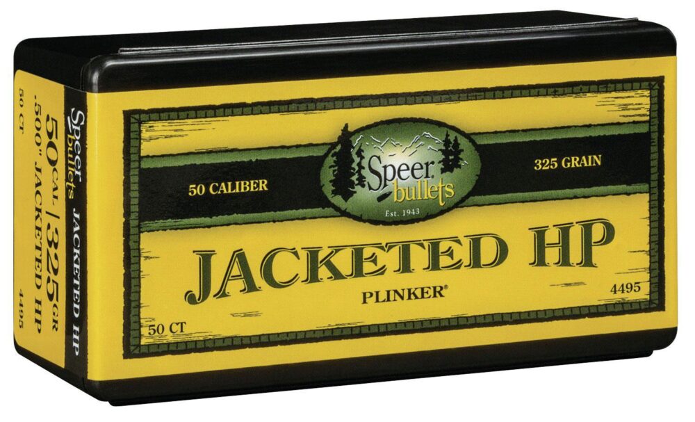 Speer 4495 Handgun  50 Cal .500 325 gr Jacket Hollow Point 50 Per