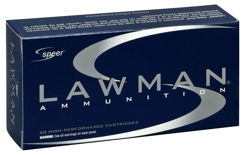 Speer 53880 Lawman Training Clean-Fire 40 S&W 180 gr Total Metal