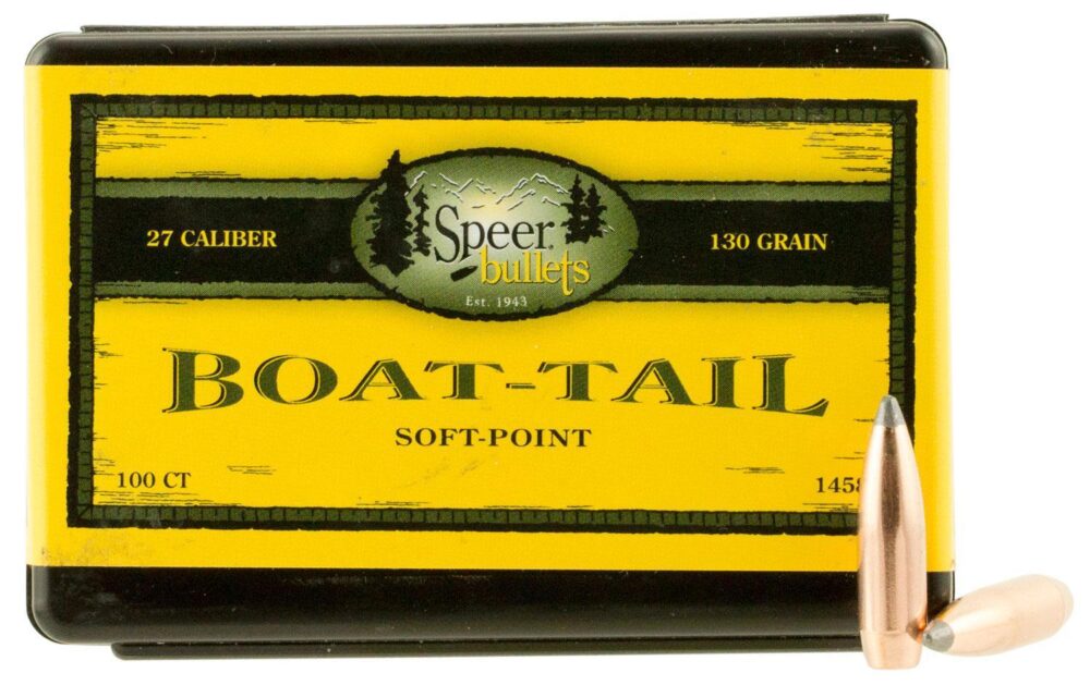 Speer 1458 Boat-Tail  270 Cal .277 130 gr Spitzer Boat Tail Soft
