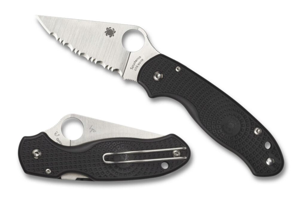 Spyderco C10FPWCBK Endura 4 Lightweight 3.78 Folding Wharncliffe