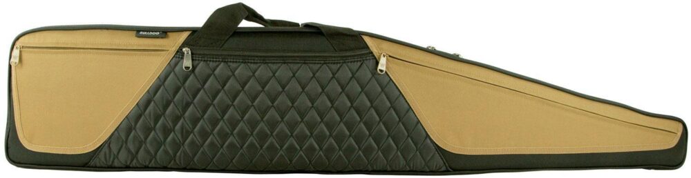 Bulldog BD36044 Elite Rifle Case 44 Black w/Tan Panels Water-Resi