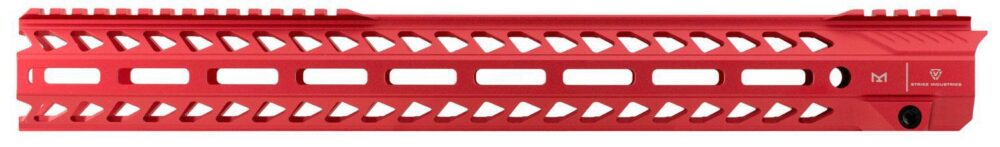 Strike STRIKERAIL Strike Rail  AR-15 Red Aluminum 17 M-LOK