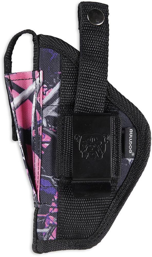 Bulldog FSN24MDG Extreme  OWB Muddy Girl Camo Nylon Belt Loop/Cli