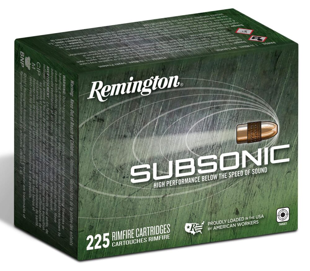 Remington Ammunition 21249 Subsonic Rimfire 22 LR 40 gr Hollow Po
