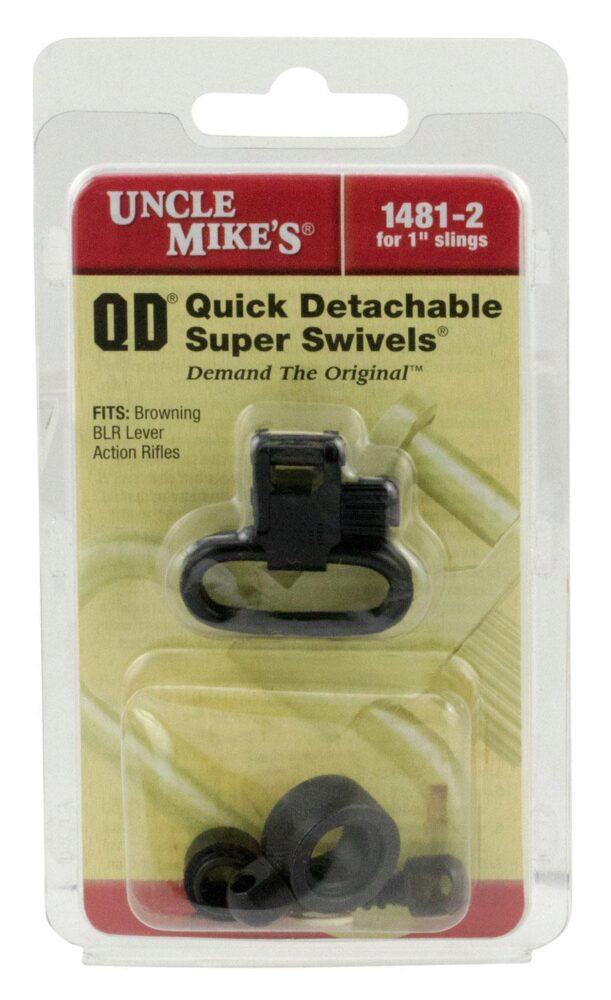 Uncle Mike's 14812 Super Swivel  Quick Detach 115 BLR Blued 1 Loo