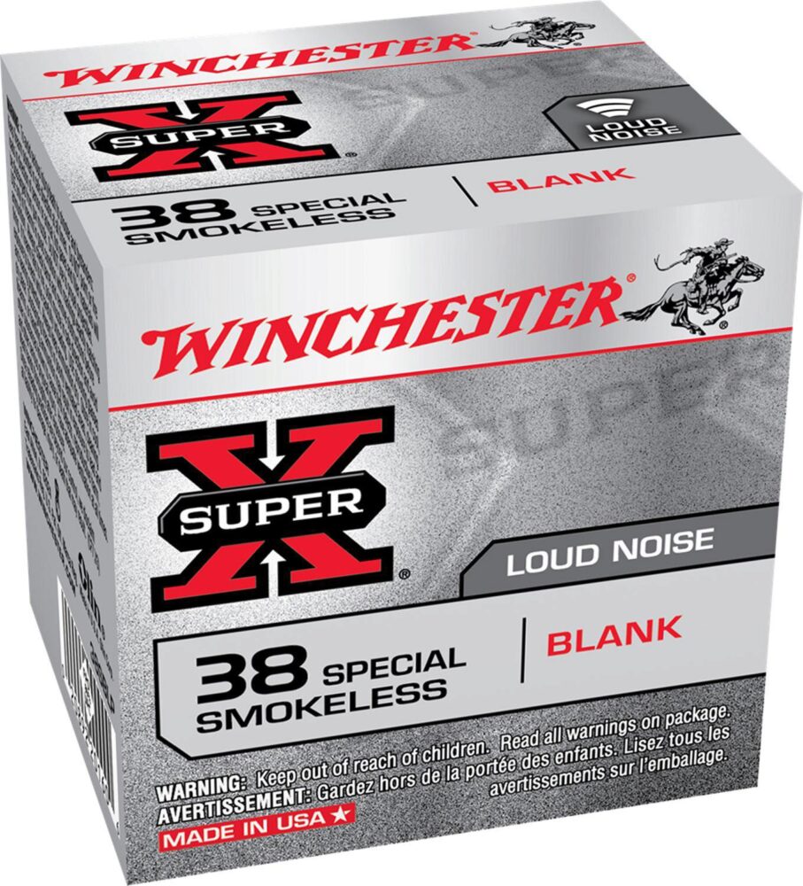 Winchester Ammo 38SBLP Super X Blank 38 Special 50 Per Box/ 40 Ca