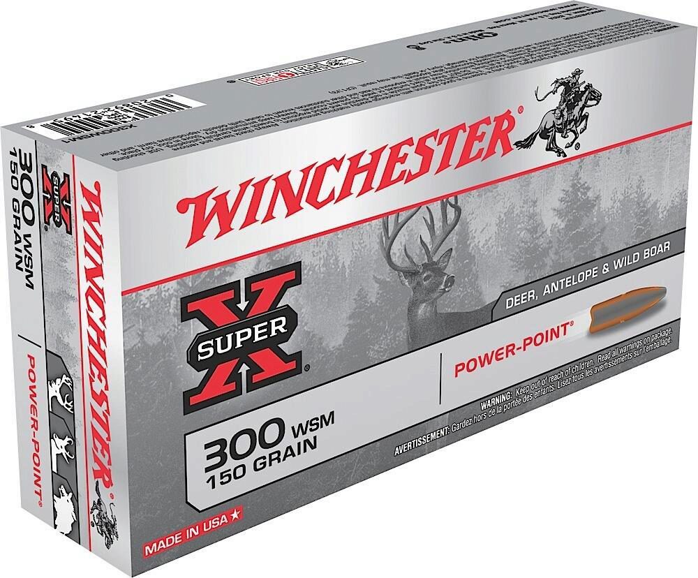 Winchester Ammo X300WSM1 Super X  300 WSM 150 gr Power Point 20 P