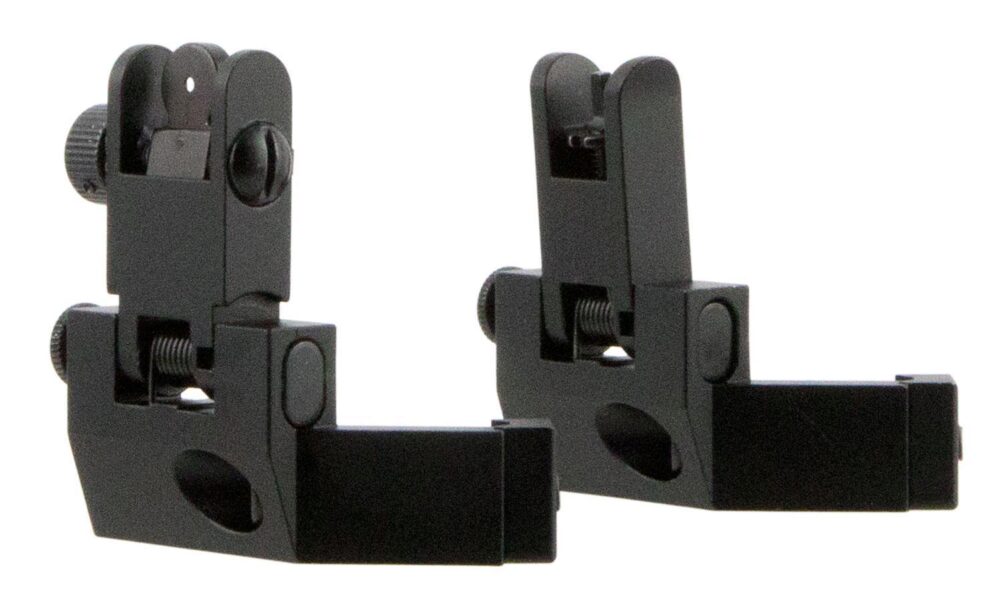 TacFire IS003 45 Degree Flip Up Iron Sight/Springloaded  Black An