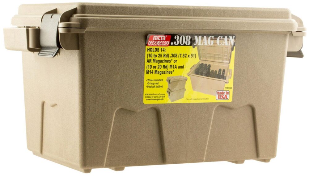 MTM Case-Gard TMC308 Tactical Mag Can  Flat Dark Earth Polymer 30