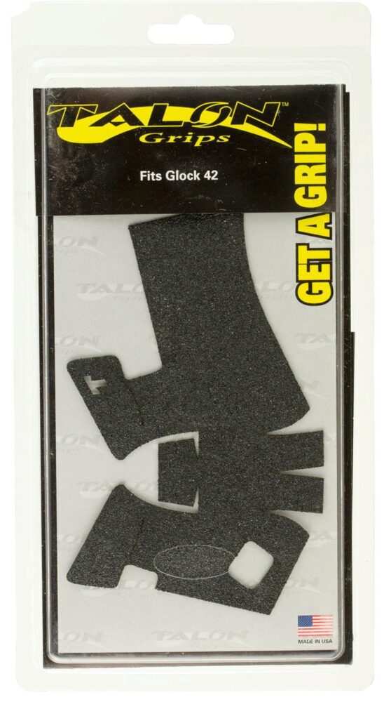 Talon Grips 108G Adhesive Grip  Compatible w/Glock 42, Black Text