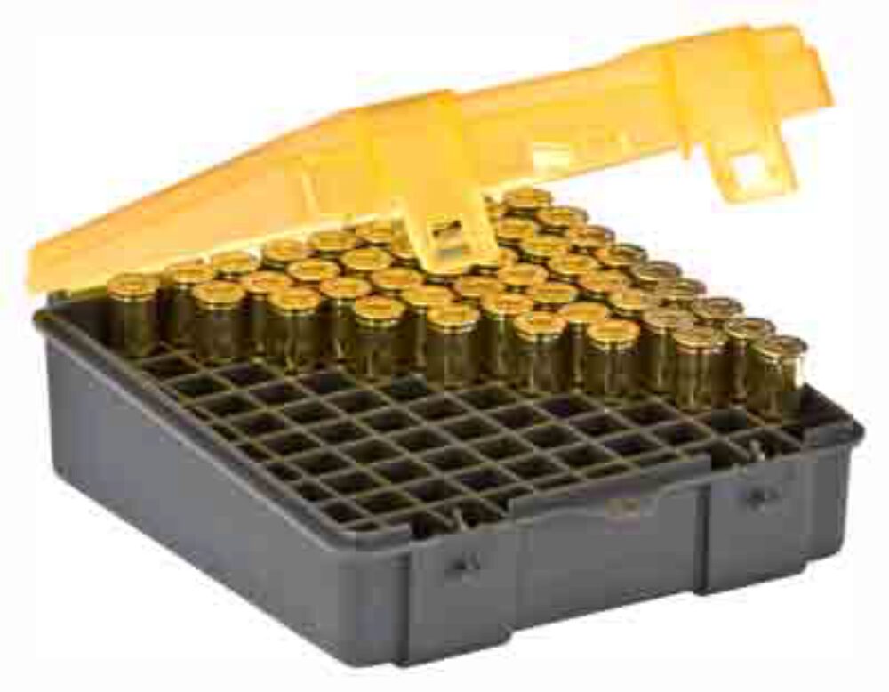 Plano Flip Top Handgun Ammo Case .357/.38