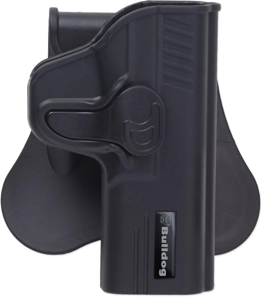Bulldog RRSWMPC Rapid Release  OWB Black Polymer Paddle Fits S&W