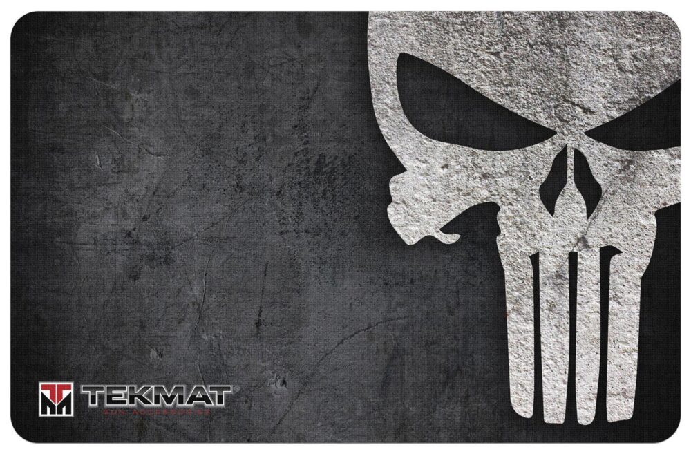 TekMat TEKR17PUNISHER Punisher Grunge Cleaning Mat Punisher Skull