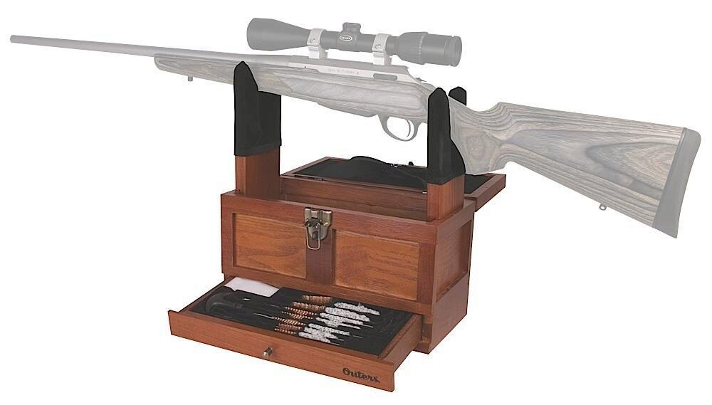 Outers 70084 Wooden Chest Universal Kit Multi-Caliber Rifle/Shotg
