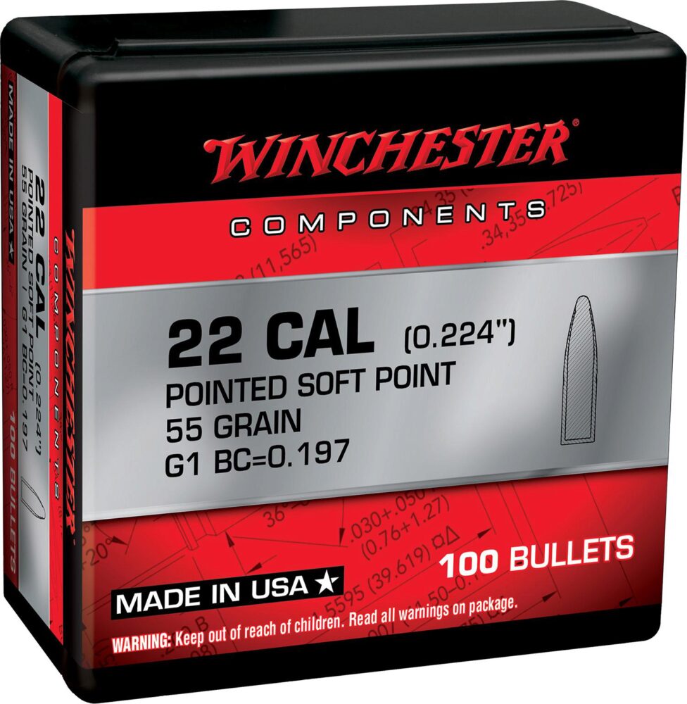 Winchester Ammo WB223SP55X Centerfire Rifle  223 Rem .224 55 gr P