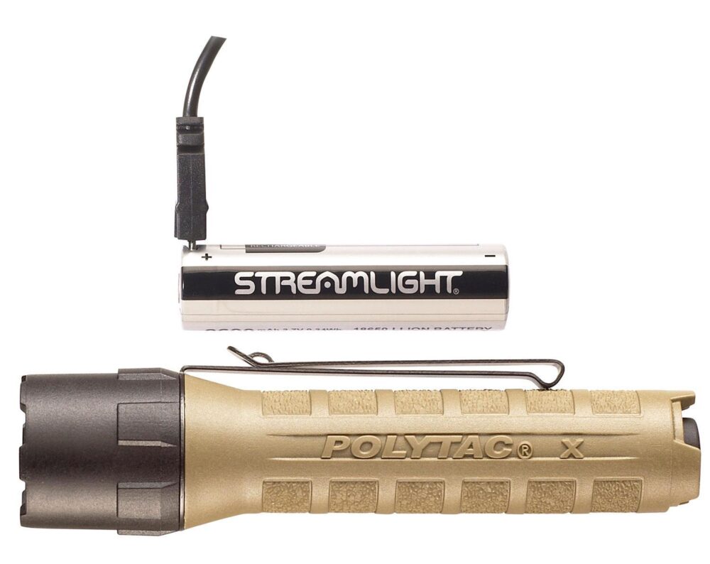 Streamlight 88612 PolyTac X USB  Coyote 35/260/600 Lumens White L