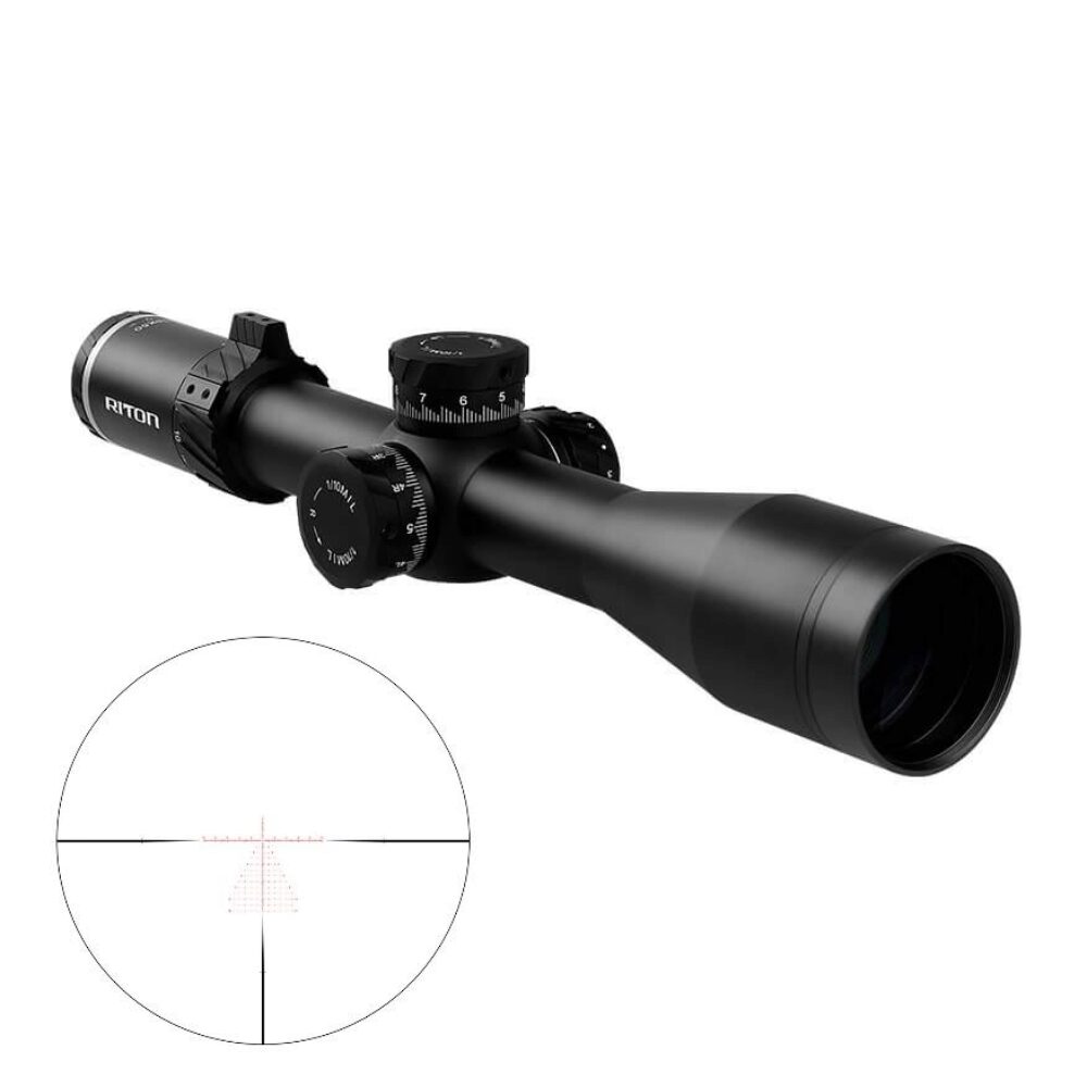 Riton Optics 7C318LFI23 7 Conquer Black 3-18x 0mm 34mm Tube Illum