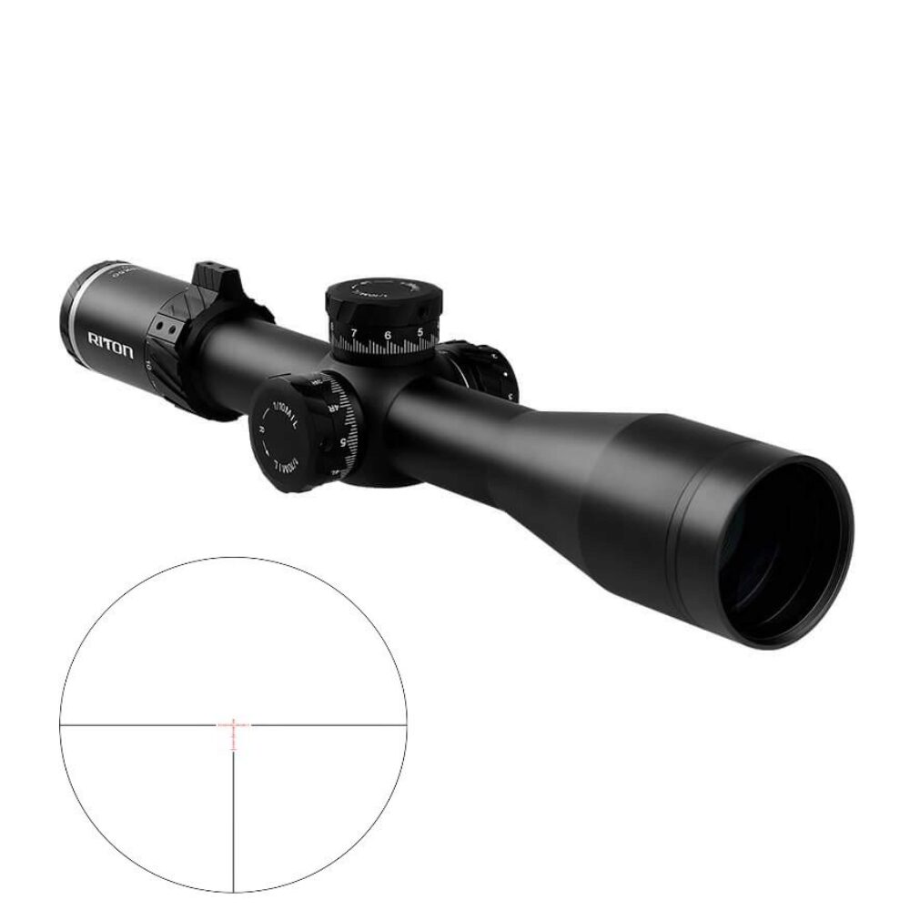 Riton Optics 7C318LPFI23 7 Conquer Black 3-18x50mm 34mm Tube Illu