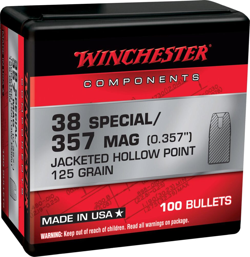 Winchester Ammo WB38HP125X Centerfire Handgun Reloading 38 Specia