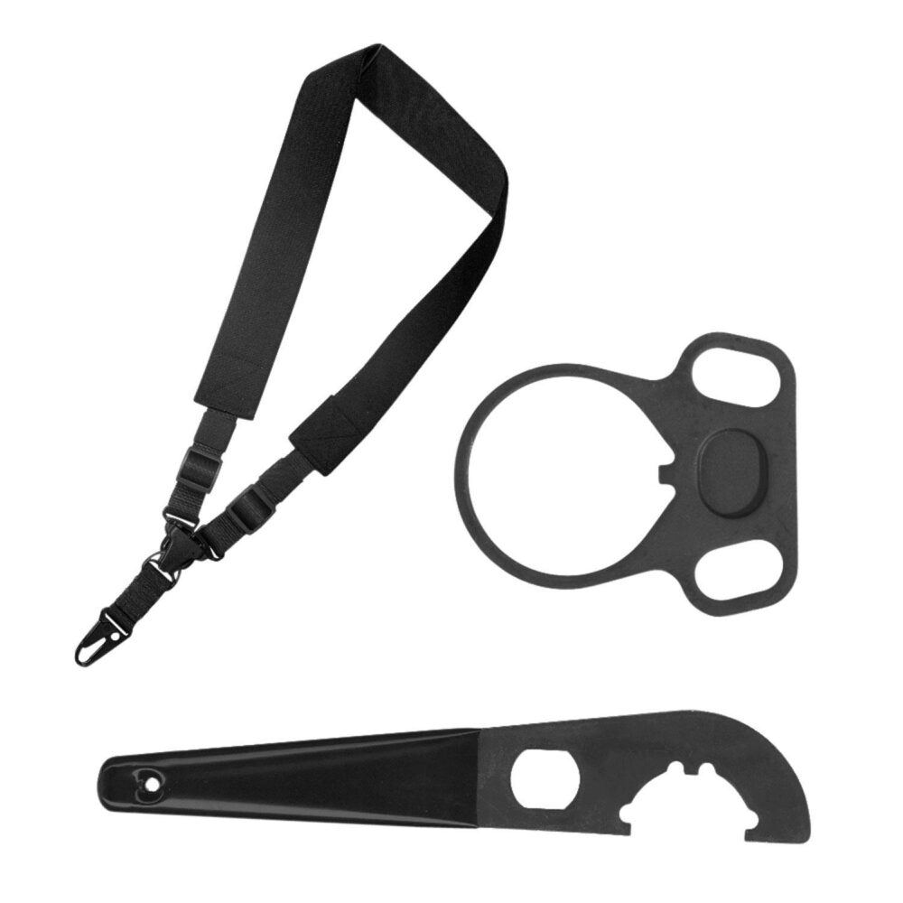 Outdoor Connection SPTK128408 A-Tac Sling made of Black Nylon Web