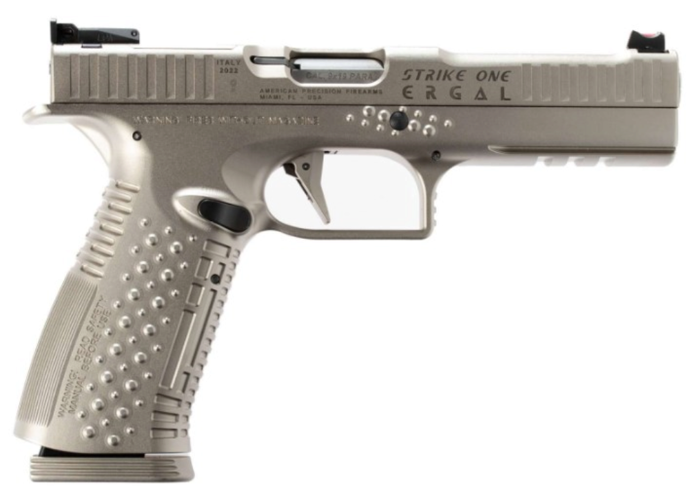 APF STRIKE 1 ERGAL 9MM SILV 10