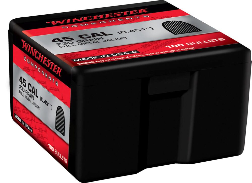 Winchester Ammo WB45MC230X Centerfire Handgun Reloading 45 Cal .4