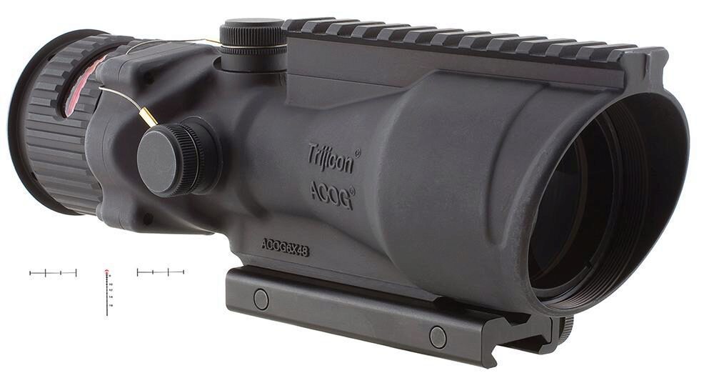 Trijicon 100006 ACOG  Black Hardcoat Anodized 6x 48mm Illuminated