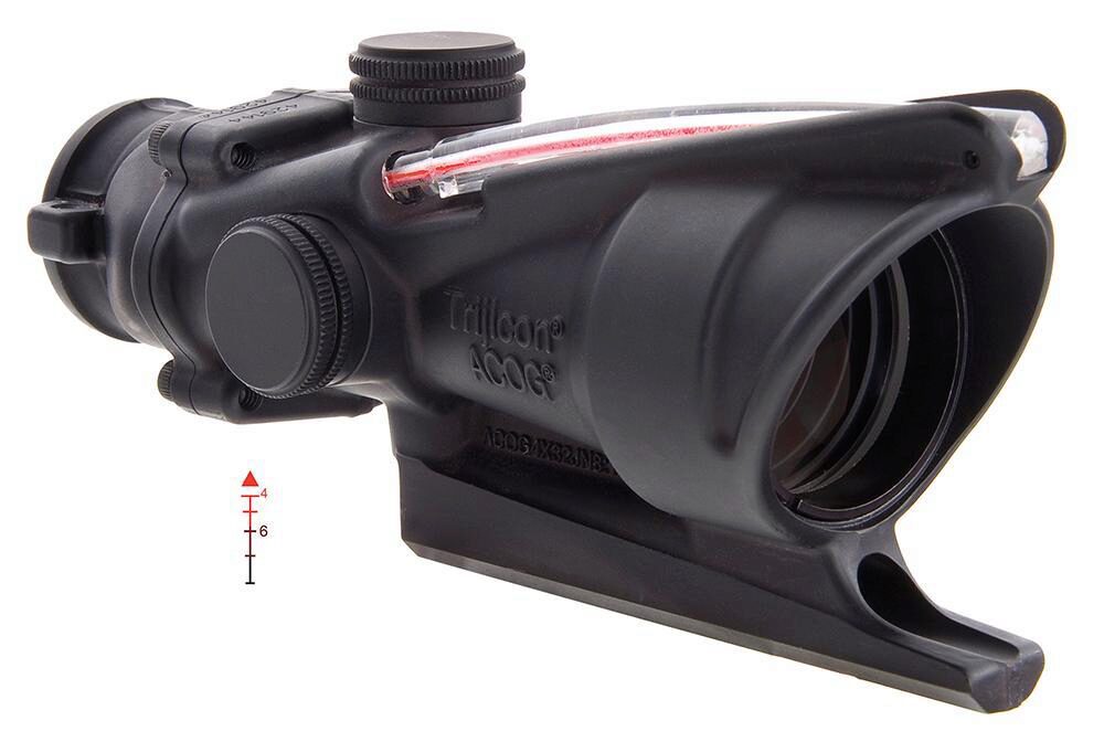 Trijicon 100213 ACOG  Black Hardcoat Anodized 4x32mm Illuminated