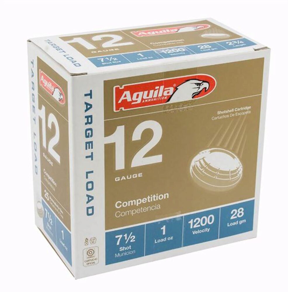Aguila 1CHB1304 Target Load Competition 12 Gauge 2.75 1 oz 7.5 Sh