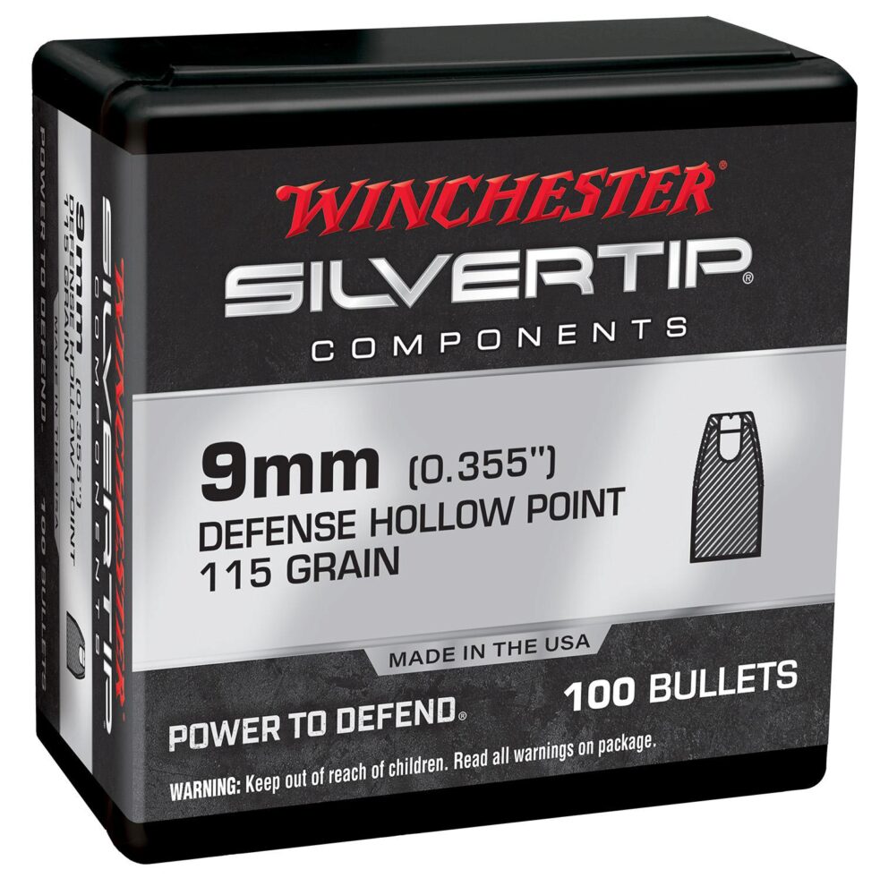 Winchester Ammo WB9ST115X Centerfire Handgun Reloading 9mm .355 1