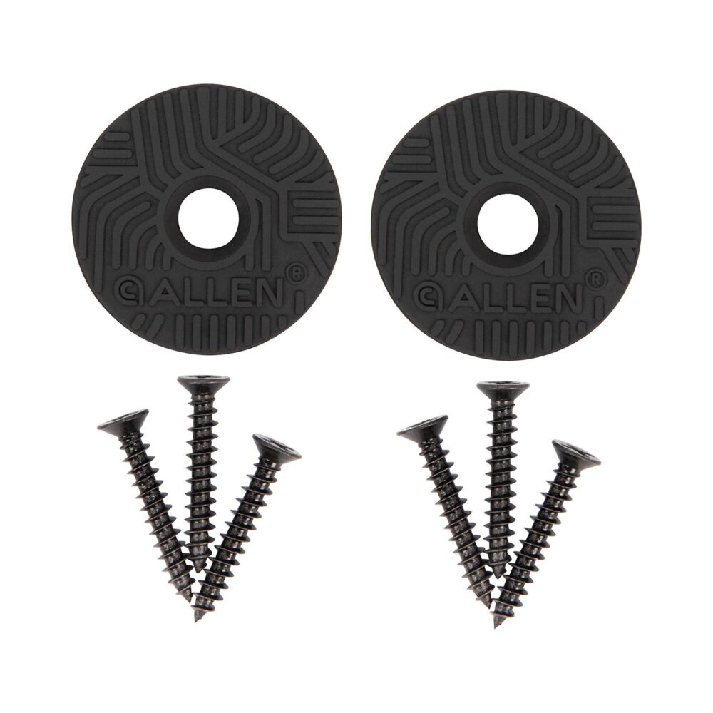 Allen 5649 Disc Gun & Tool Magnet Set Black Metal Screw On 2 pk