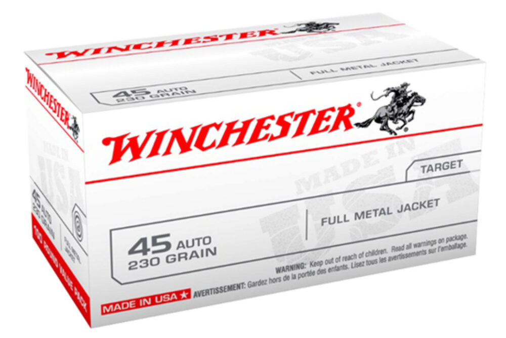 Winchester Ammo WBR45230 Centerfire Handgun  45 Cal 230 gr Full M