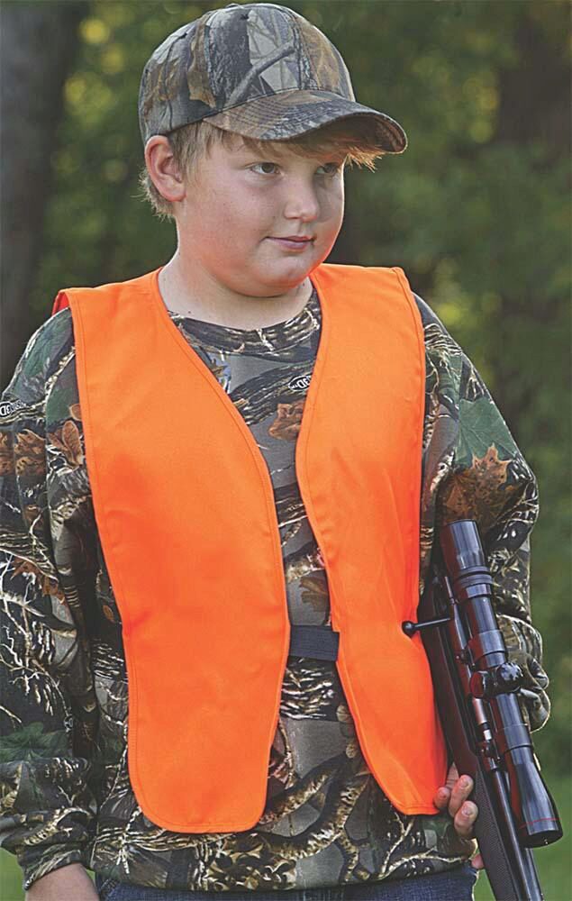 Allen 15751 Hunting Safety Vest Youth Orange Polyester