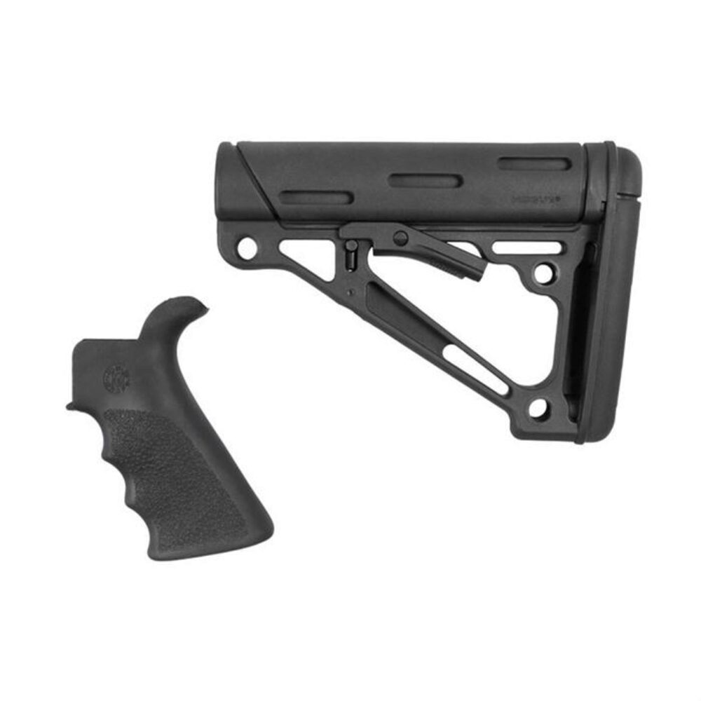 Hogue 15055 OverMolded Combo Kit Black Synthetic with Rubber Over