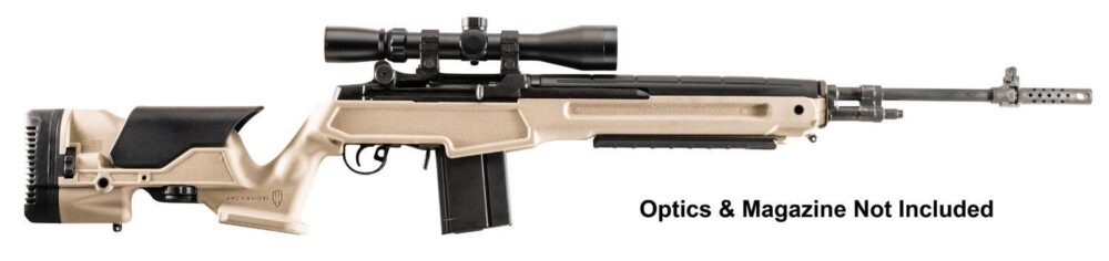 Archangel AAM1ADT Precision Stock  Desert Tan Synthetic Fixed wit