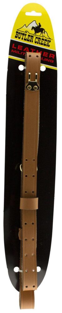 Butler Creek 26112 Military Carry Strap Brown Leather 44 OAL 1 Wi