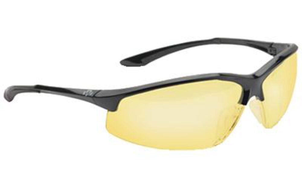 Walker's GWPIKNOF1AMB Ballistic Eyewear IKON Tanker Adult Amber L