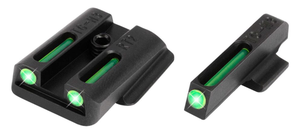 TruGlo TG131RT2 TFO  Black | Green Tritium & Fiber Optic Front Si