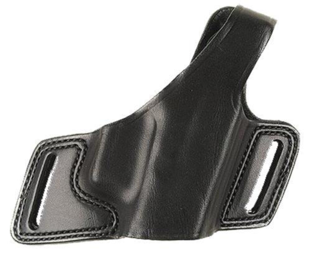 Bianchi 15706 Black Widow  OWB Size 01 Black Leather Belt Slide F