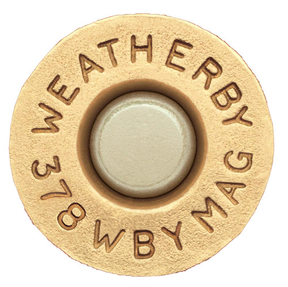 Weatherby Unprimed Brass Rifle Cartridges 20/ct  .378 Wby