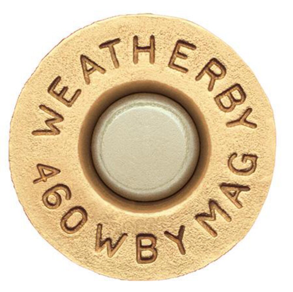 Weatherby Unprimed Brass Rifle Cartridges 20/ct  .460 Wby