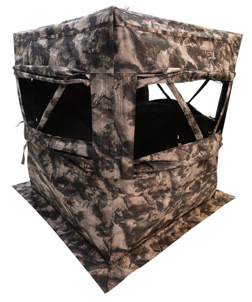Bog-Pod 1134435 Prevail Sitting Hub Blind Mossy Oak Terra 600D Po