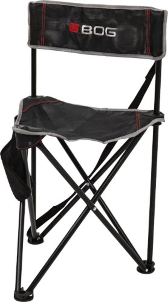 Bog-Pod 1117130 Triple Play  Chair, 3 Legs, Black, Steel Frame, E