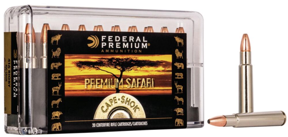 Federal P416SA Premium Safari Cape-Shok 416 Rigby 400 gr Swift A