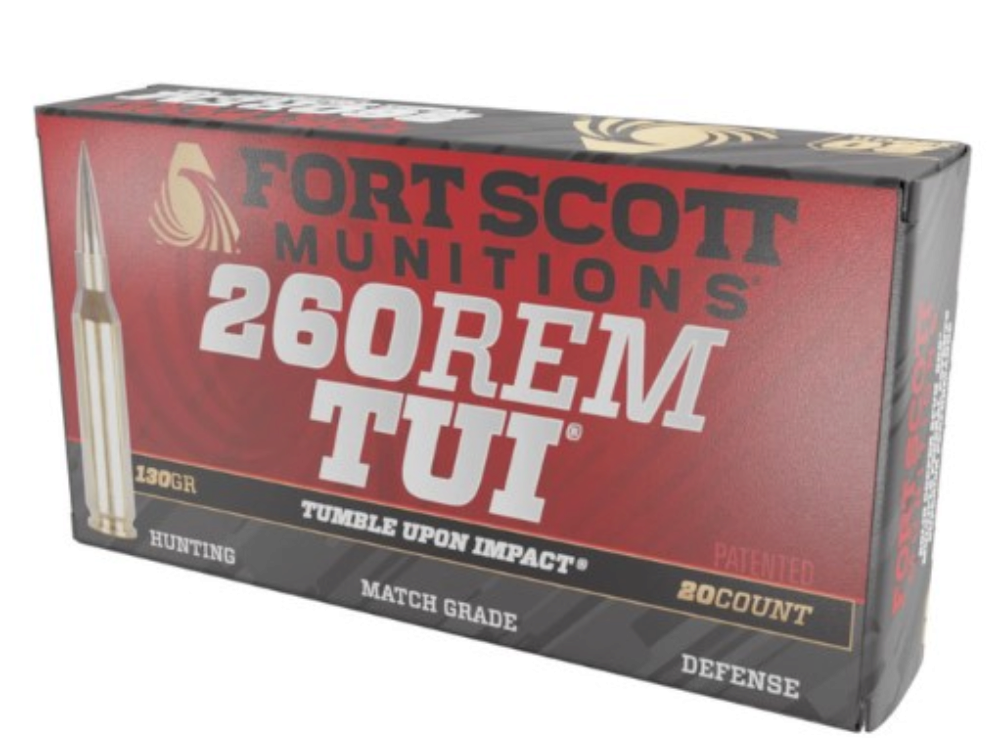 Fort Scott Munitions 260130SCV2 Tumble Upon Impact (TUI)  260 Rem
