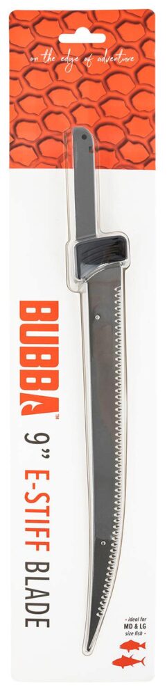 Bubba Blade 1099593 Replacement E-Stiff 9 Fillet Serrated TiCN Ca